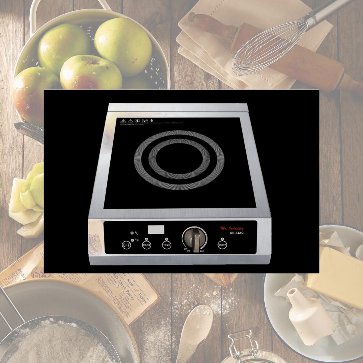 Picture of SPT SR-34AC 3400 watts Countertop Commercial Induction Range