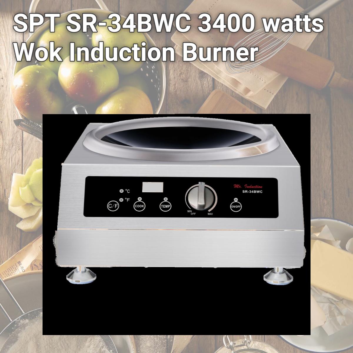 Picture of SPT SR-34BWC 3400 watts Wok Induction Burner