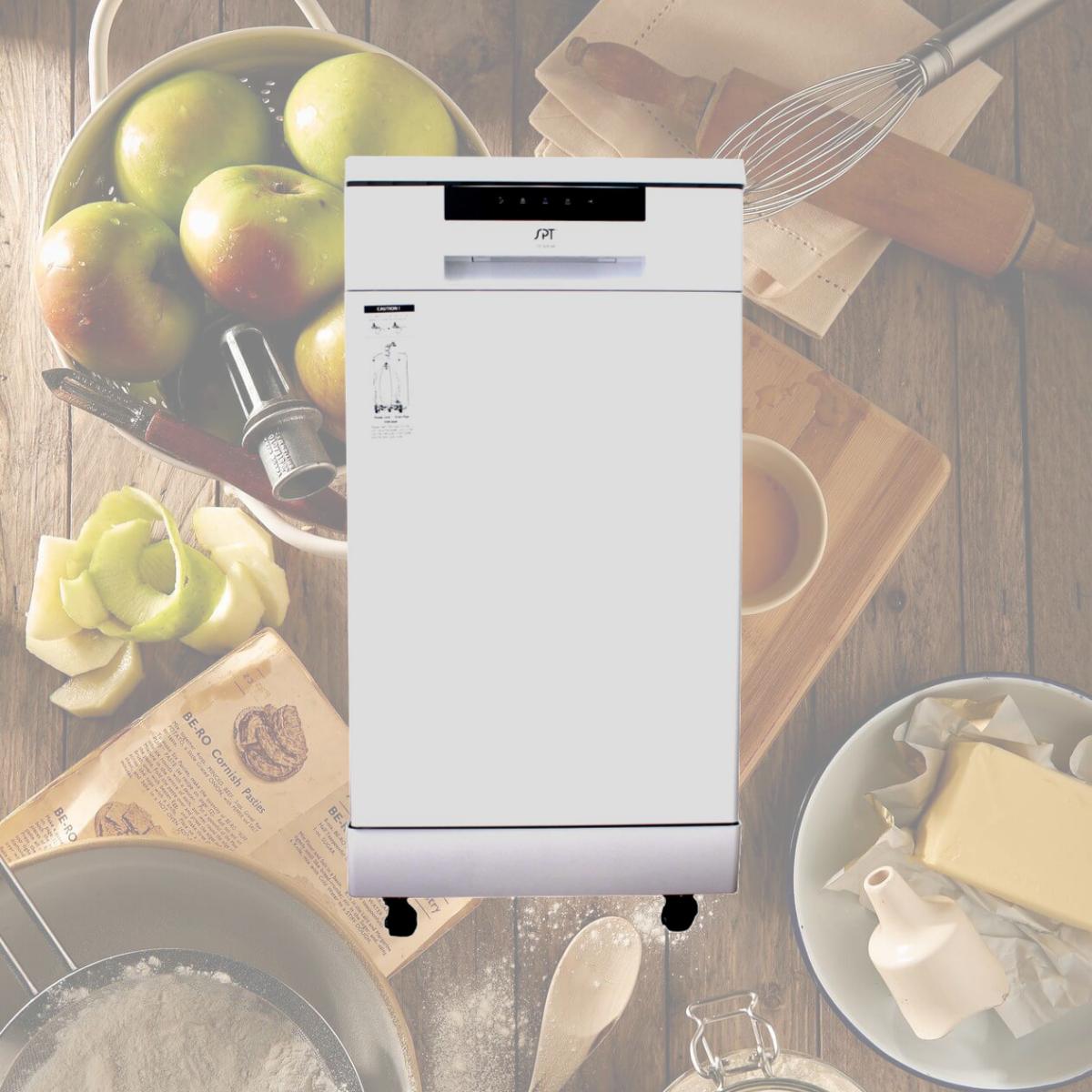 Picture of SPT SD-9263W 18 in. Energy Star Portable Dishwasher, White