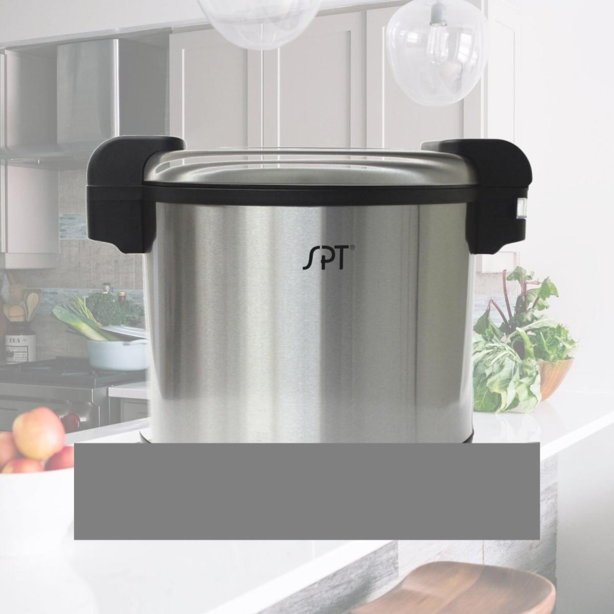 Picture of Sunpentown SCW-80M 103W Commercial Rice Warmer NSF certified, Stianless Steel - 80 Cups