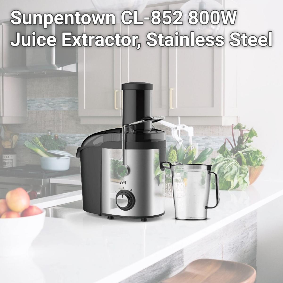 Picture of Sunpentown CL-852 800W Juice Extractor, Stainless Steel