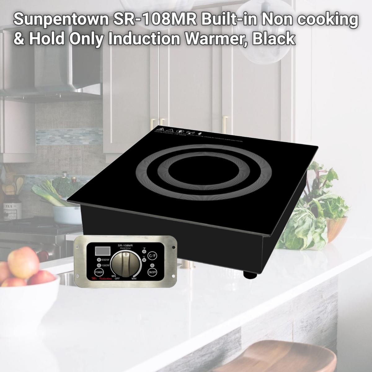 Picture of Sunpentown SR-108MR Built-in Non cooking & Hold Only Induction Warmer, Black