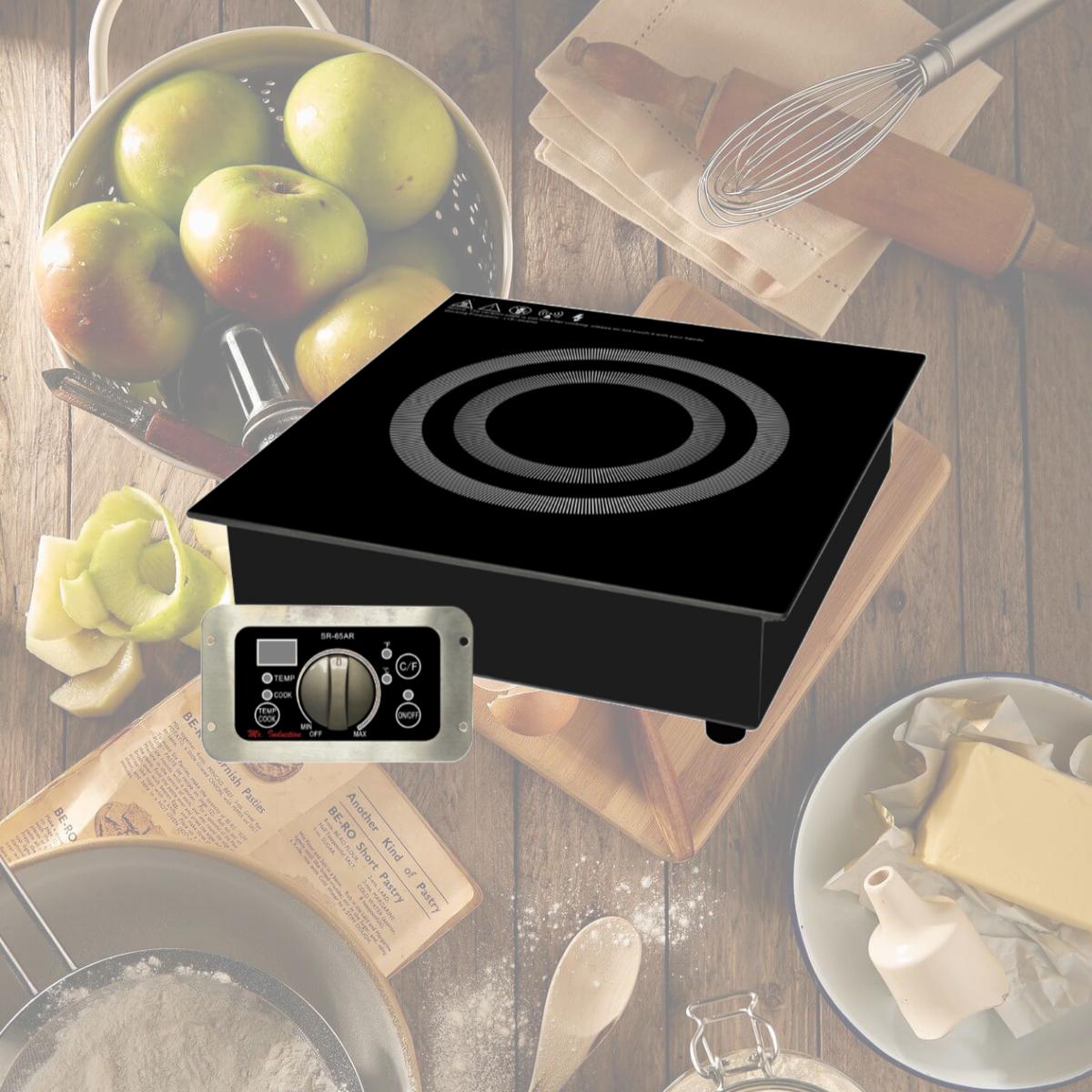 Picture of Sunpentown SR-65AR 2600W Built-in Commercial Induction Range, Black -220-240V