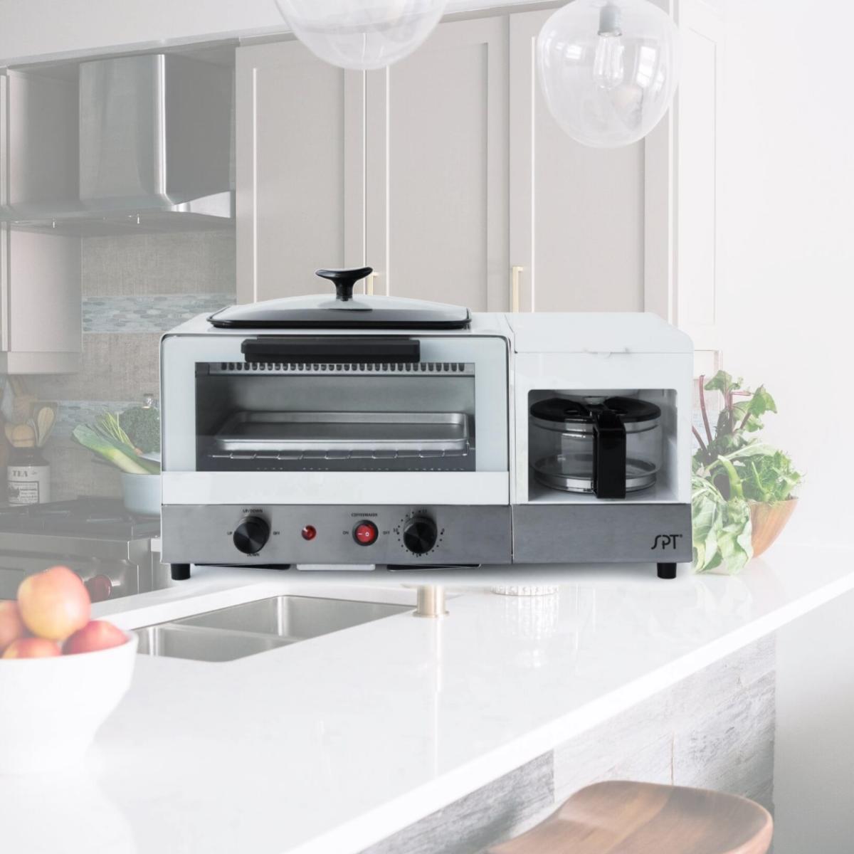 Picture of SPT BM-1120W 3-in-1 Breakfast Maker - Stainless Steel, White