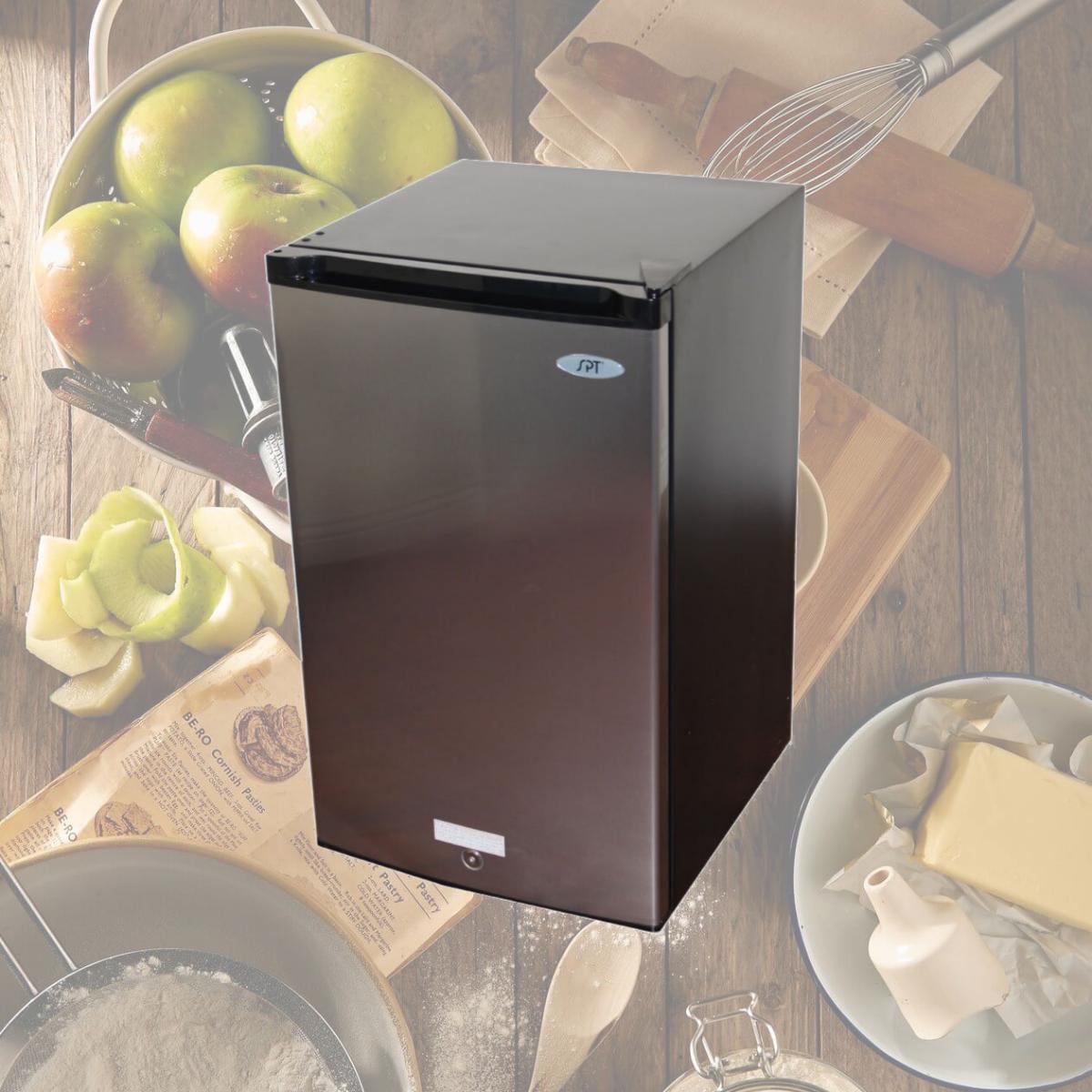 Picture of Sunpentown UF-304SSA 33.75 x 19.375 x 21.125 in. Energy Star 3.0 cu. ft. Upright Freezer, Stainless Steel