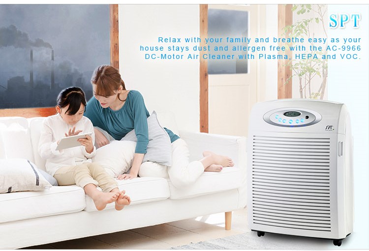 Picture of SPT AC-9966A DC-Motor Air Cleaner with Plasma&#44; HEPA & VOC