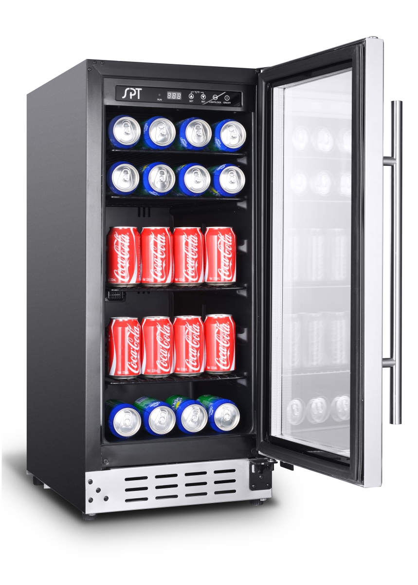 Picture of SPT BC-92USA 12 oz 92 Can Under Counter Beverage Cooler, Black