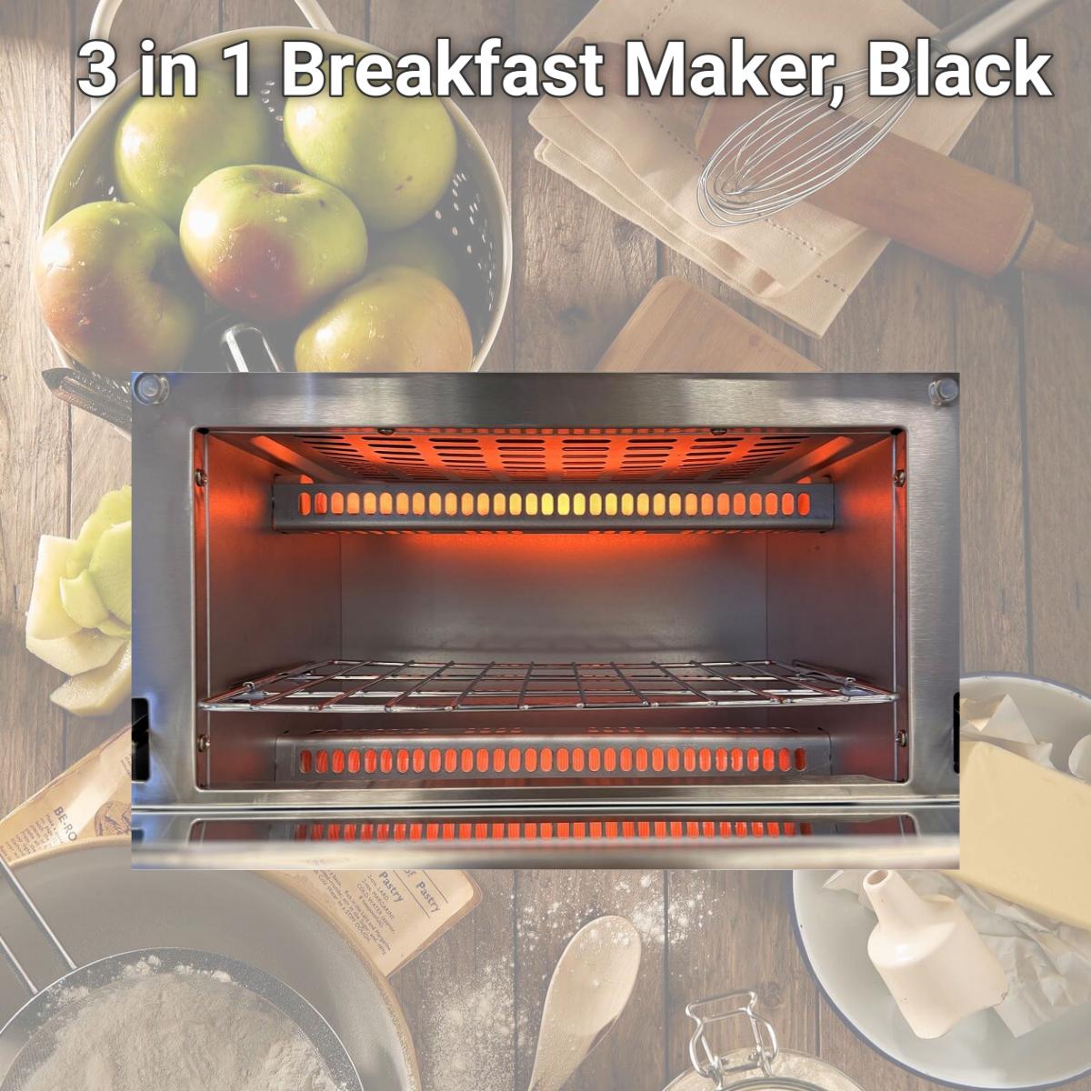 Picture of SPT BM-1120BA 3 in 1 Breakfast Maker, Black
