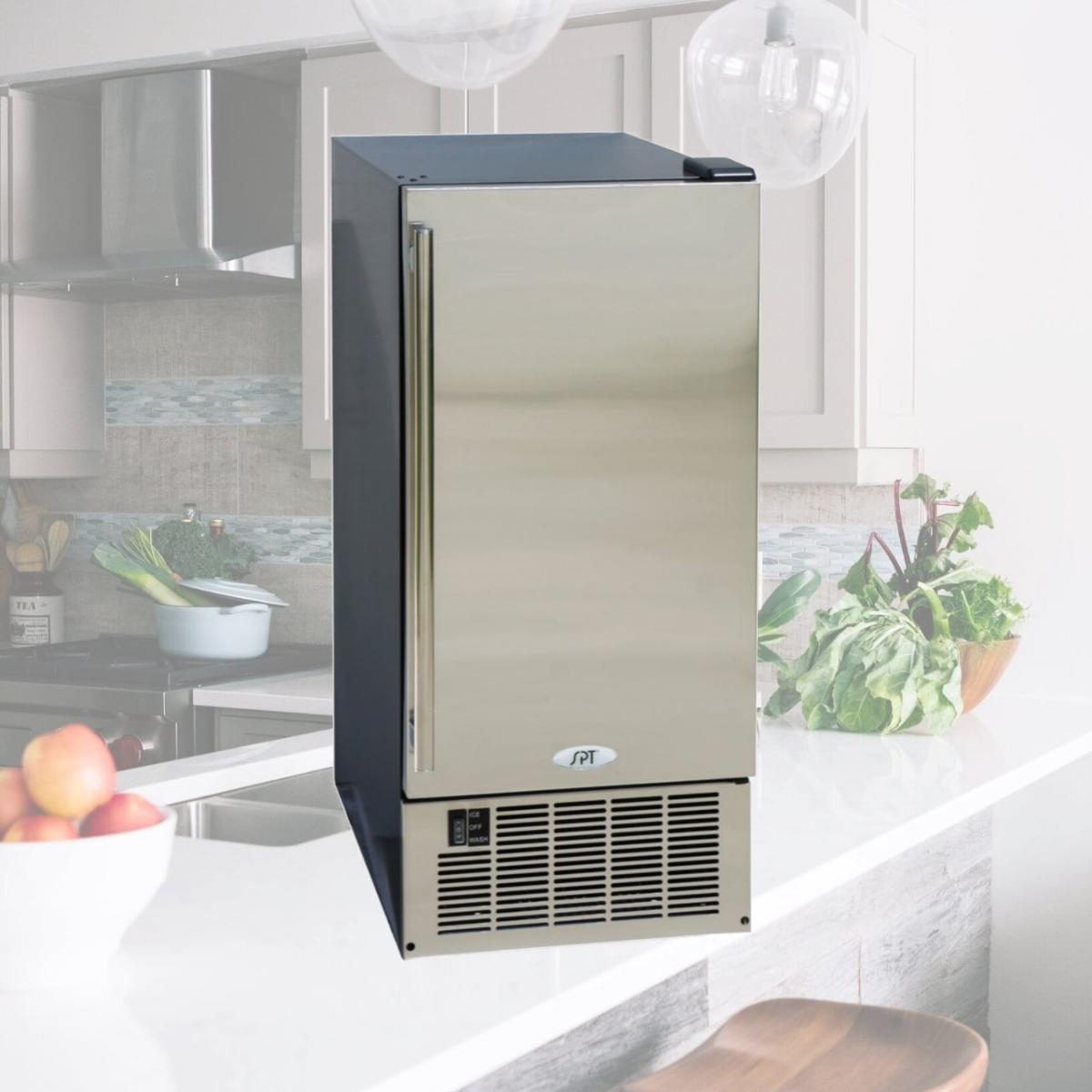 Picture of Sunpentown IM-60YUSA Stainless Steel Under-Counter Ice Maker