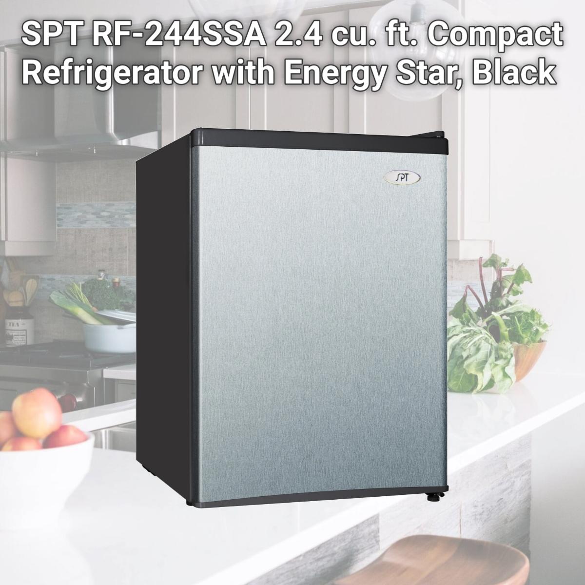 Picture of SPT RF-244SSA 2.4 cu. ft. Compact Refrigerator with Energy Star, Black