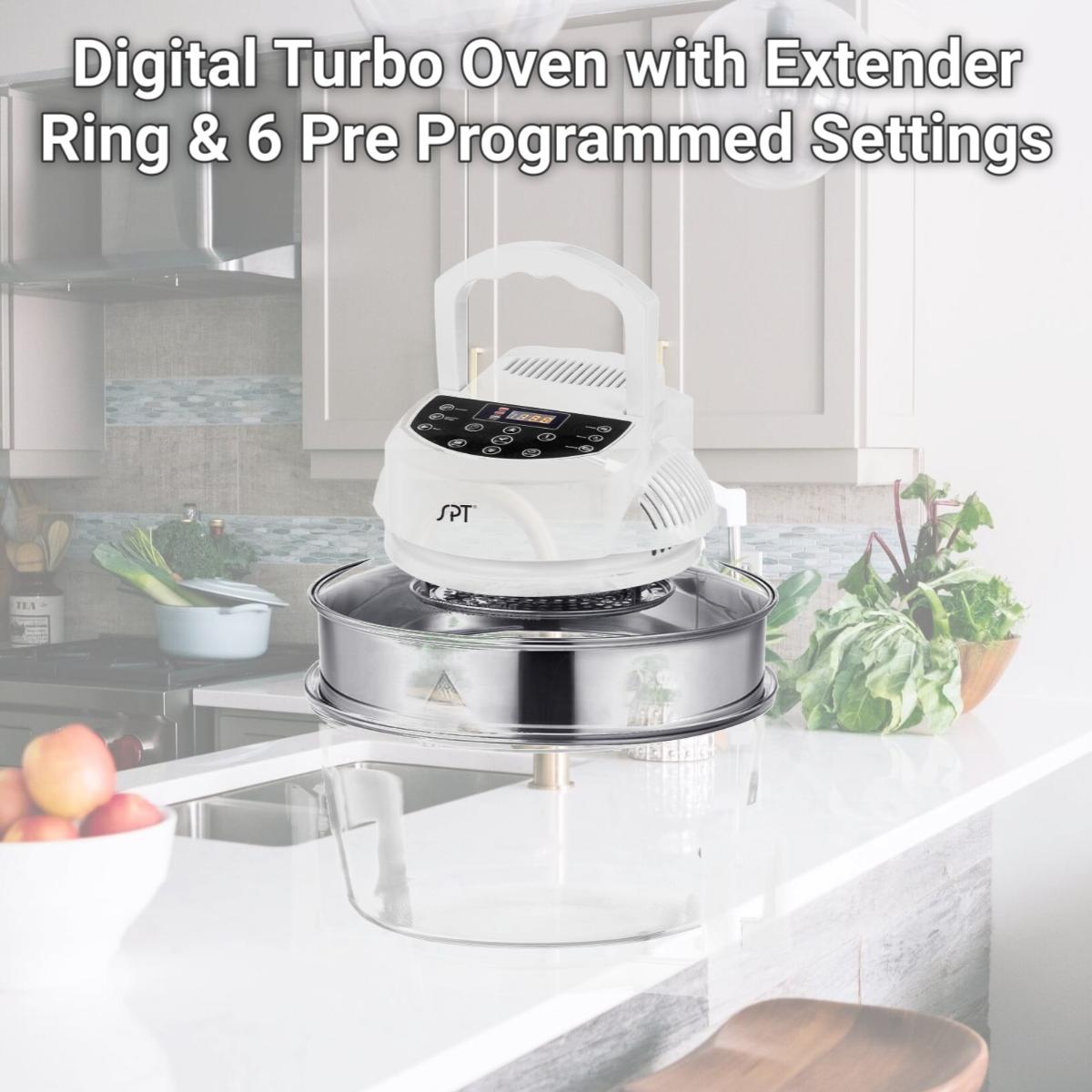 Picture of SPT SO-2005A Digital Turbo Oven with Extender Ring & 6 Pre Programmed Settings