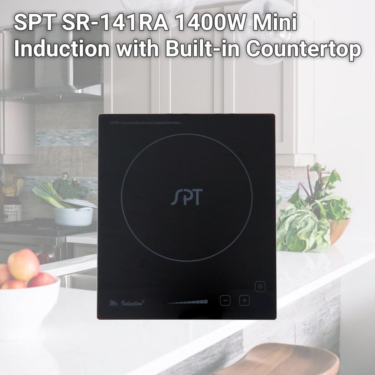 Picture of SPT SR-141RA 1400W Mini Induction with Built-in Countertop