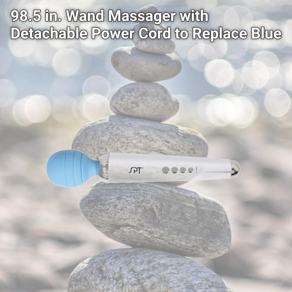 Picture of SPT UC-571BA 98.5 in. Wand Massager with Detachable Power Cord to Replace, Blue