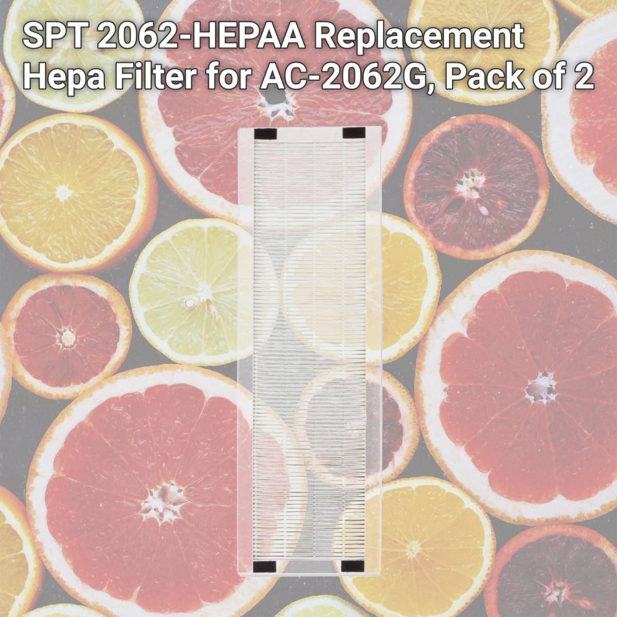 Picture of SPT 2062-HEPAA Replacement Hepa Filter for AC-2062G, Pack of 2