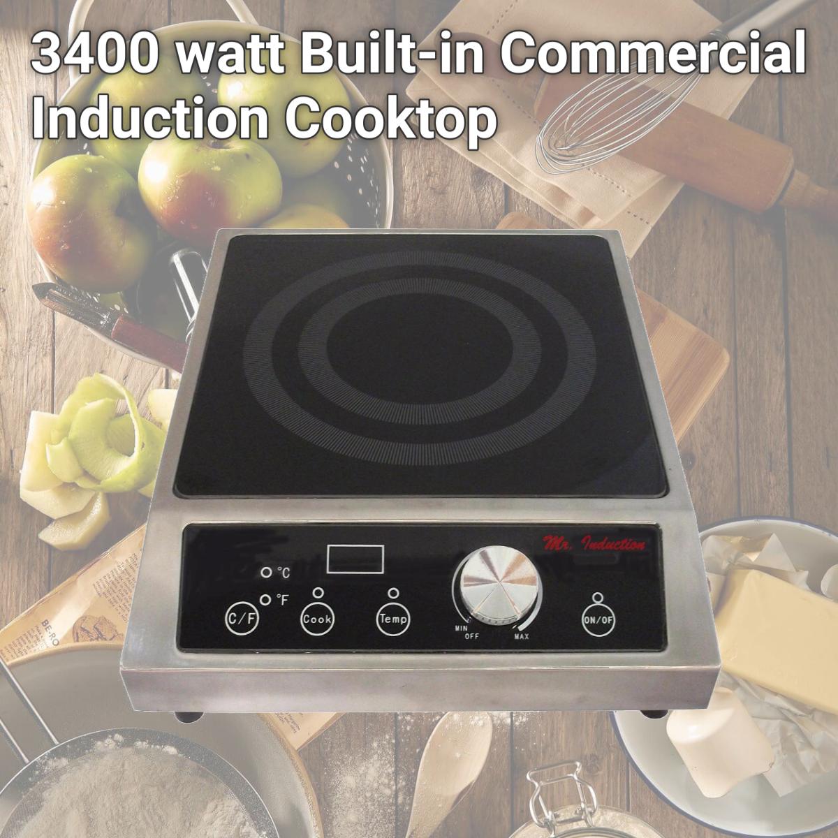 Picture of Sunpentown SR-343RA 3400 watt Built-in Commercial Induction Cooktop