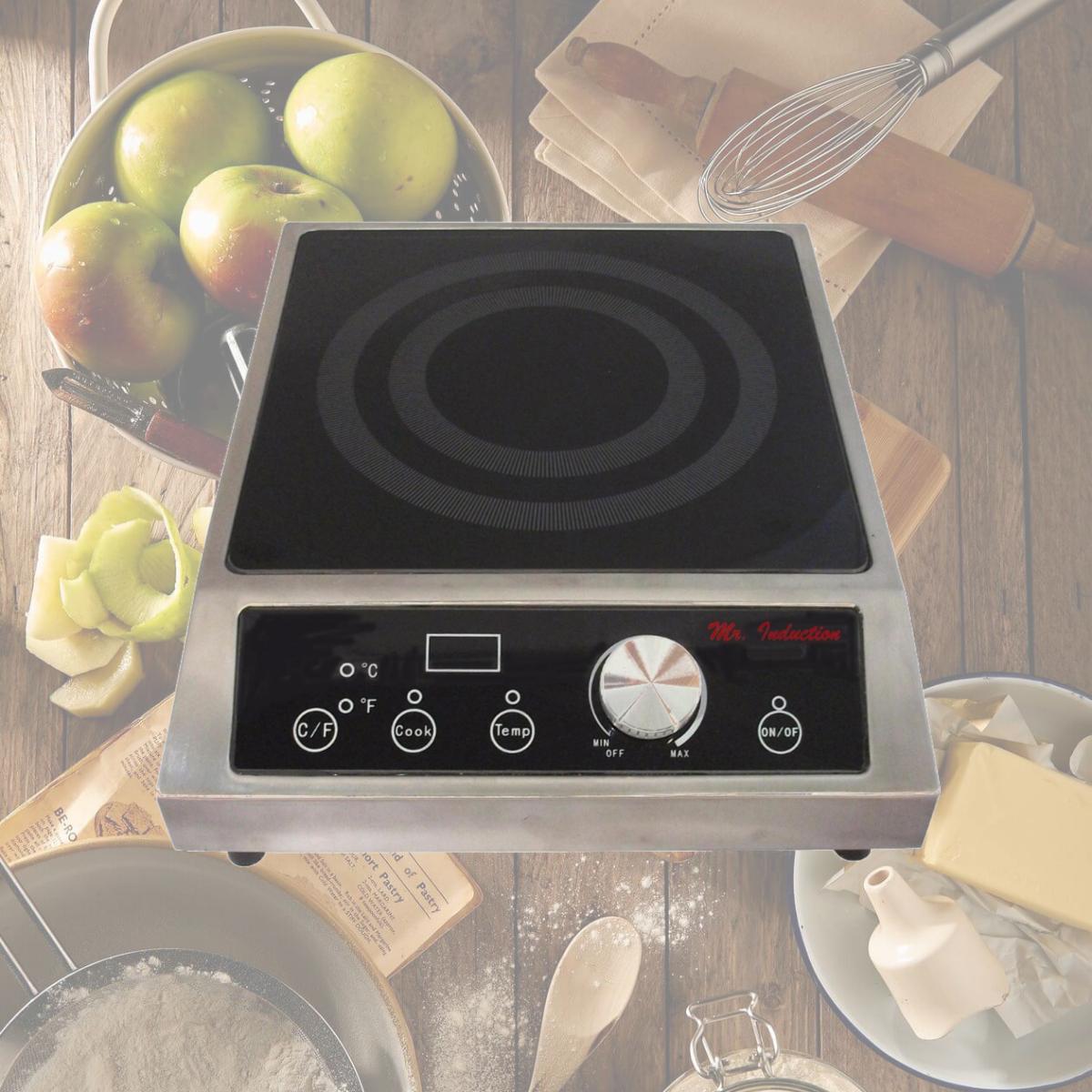 Picture of Sunpentown SR-343RA 3400 watt Built-in Commercial Induction Cooktop