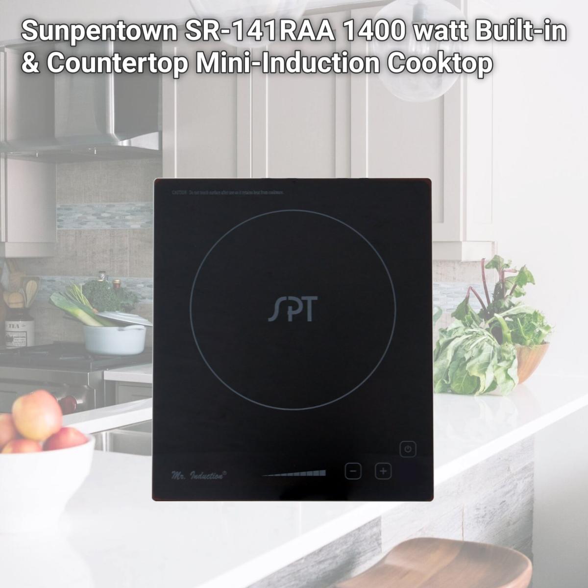 Picture of Sunpentown SR-141RAA 1400 watt Built-in & Countertop Mini-Induction Cooktop