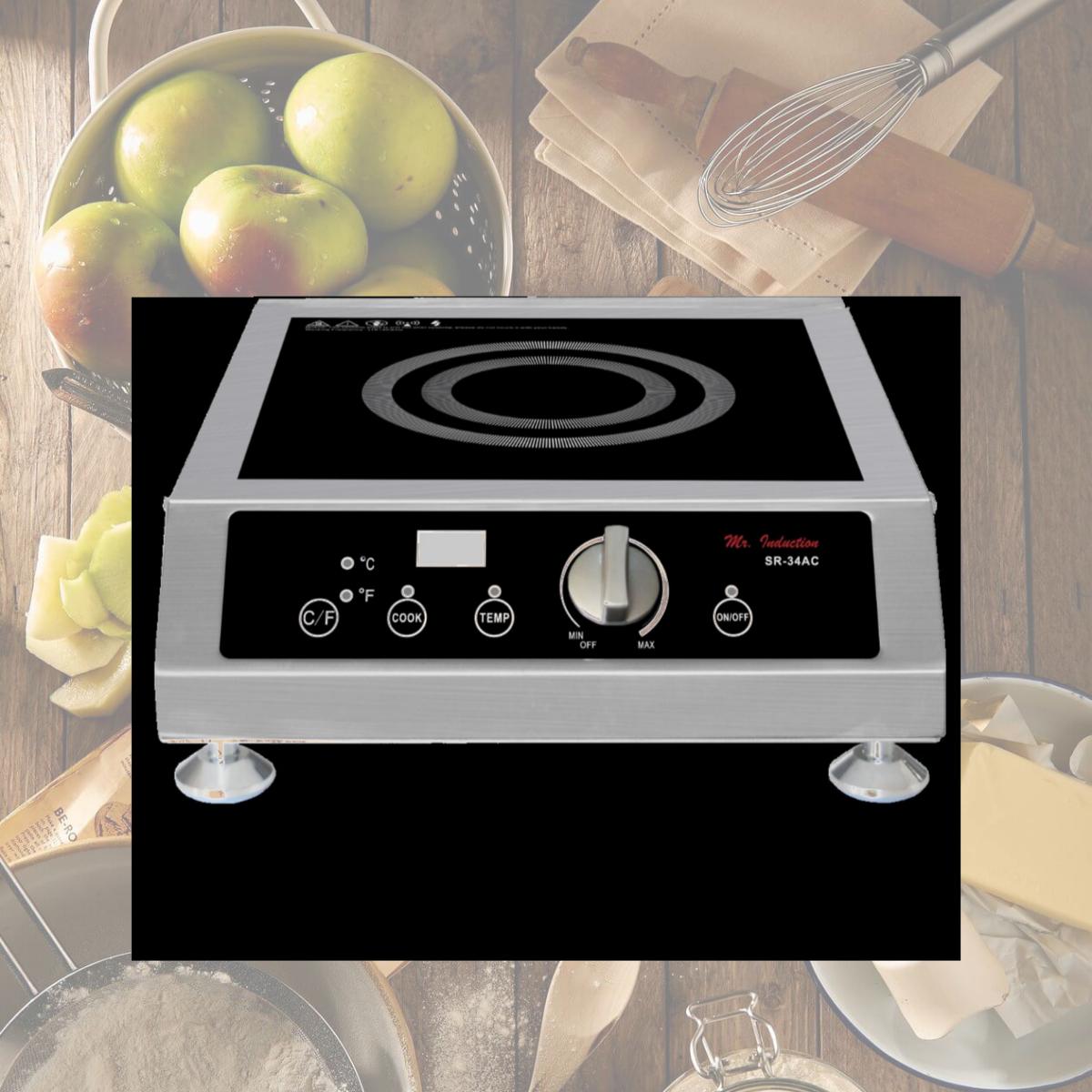 Picture of Sunpentown SR-34ACA 3400 watt Commercial Induction Range Countertop Cooktop