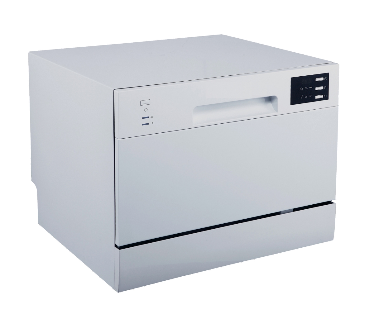 Picture of Sunpentown SD-2225DSB Countertop Dishwasher with Delay Start & LED, Silver