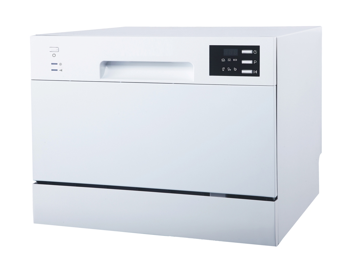 Picture of Sunpentown SD-2225DSB Countertop Dishwasher with Delay Start & LED, Silver