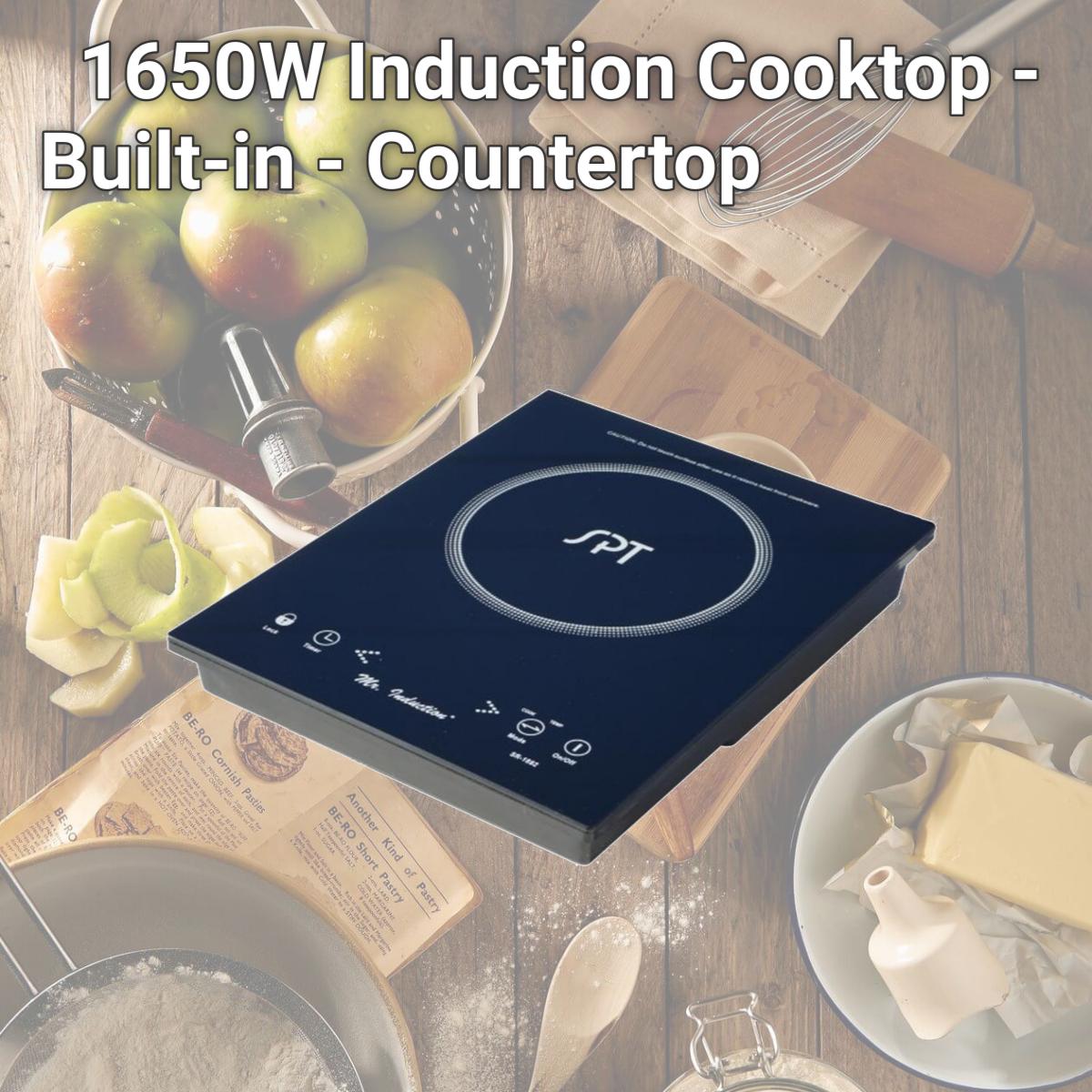 Picture of SUNPENTOWN SR-1882 1650W Induction Cooktop - Built-in - Countertop