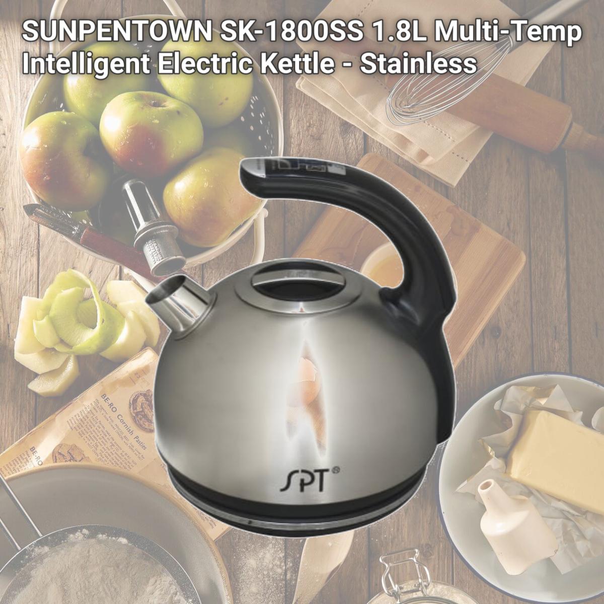 Picture of SUNPENTOWN SK-1800SS 1.8L Multi-Temp Intelligent Electric Kettle - Stainless