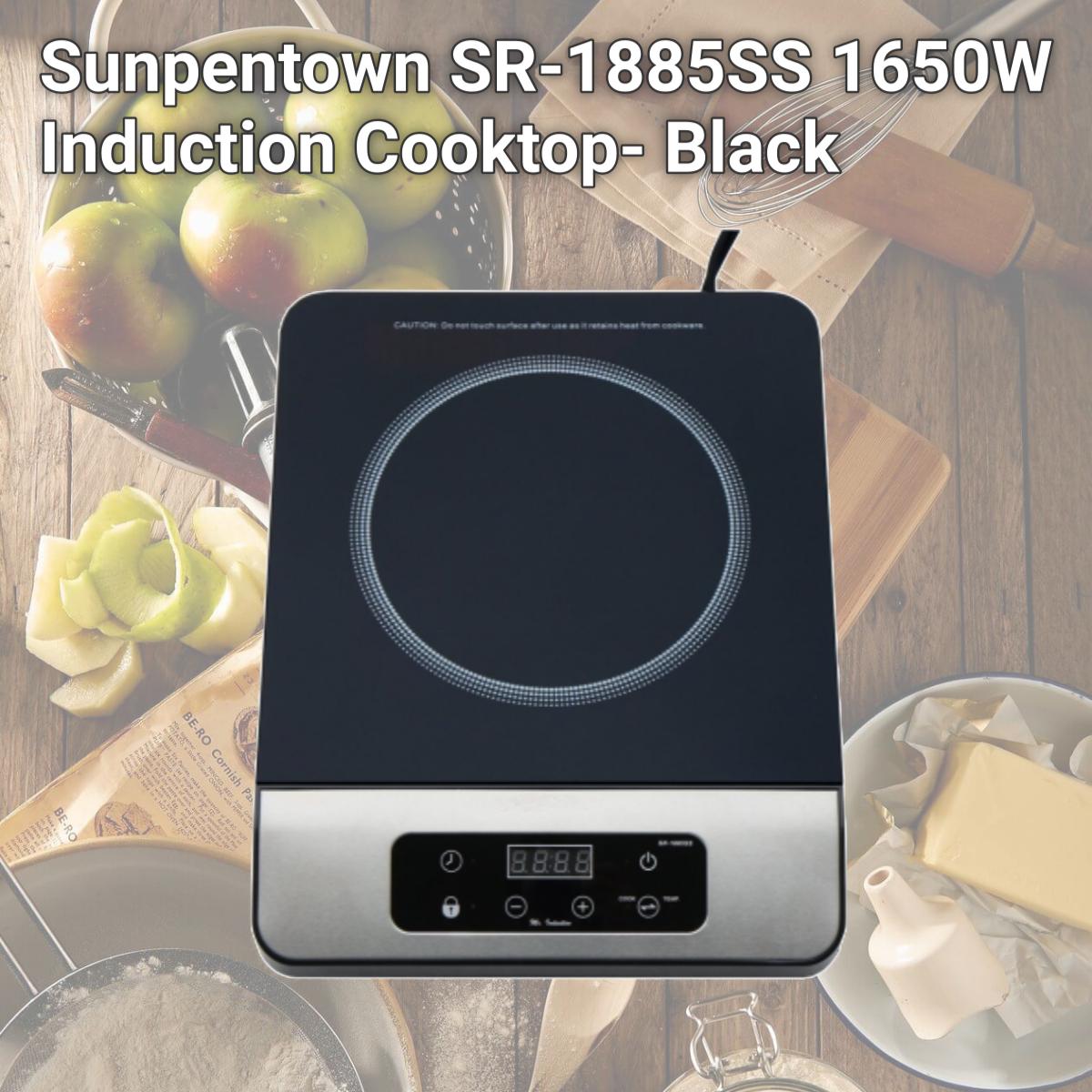 Picture of Sunpentown SR-1885SS 1650W Induction Cooktop- Black