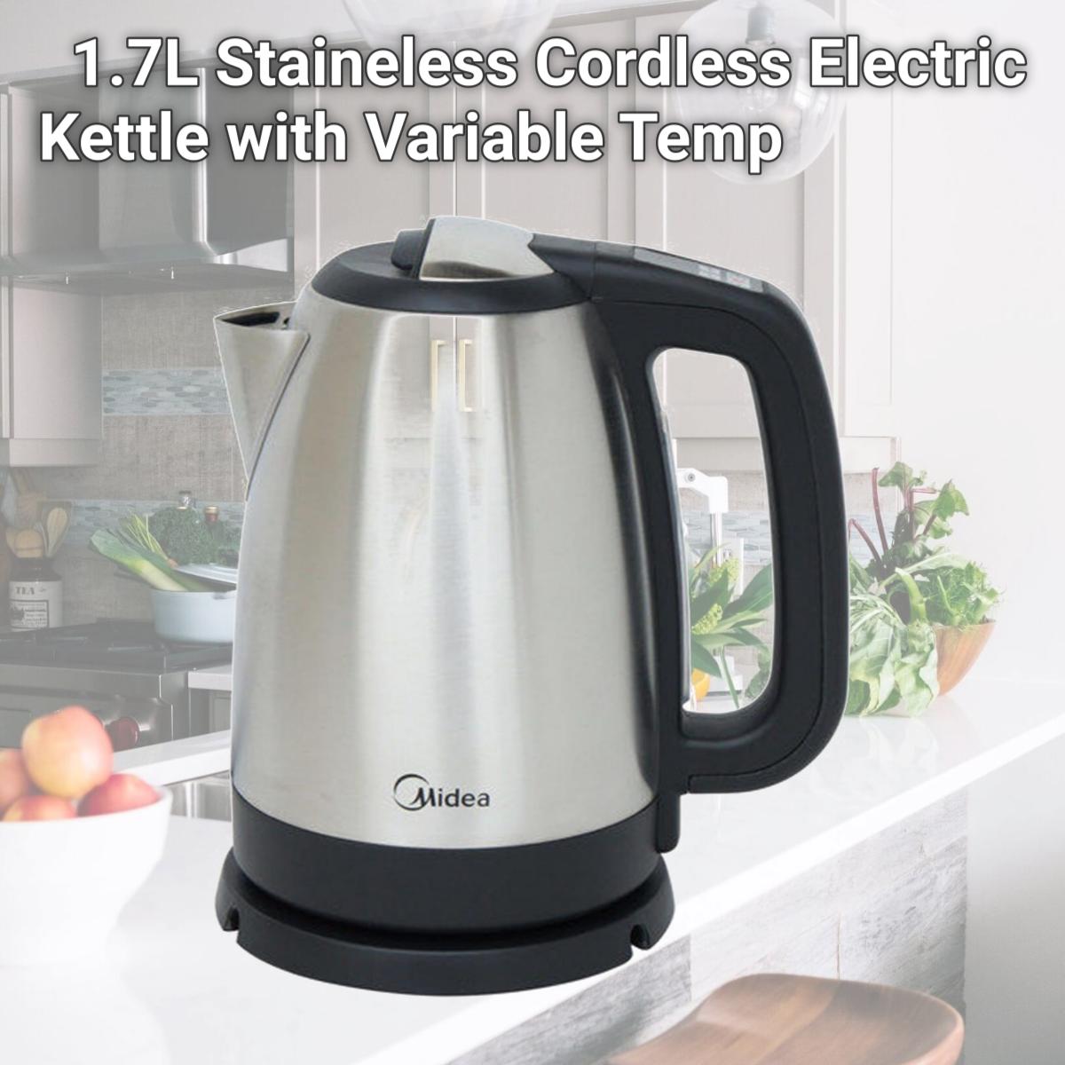 Picture of Sunpentown MK-17S18E-E5 1.7L Staineless Cordless Electric Kettle with Variable Temp