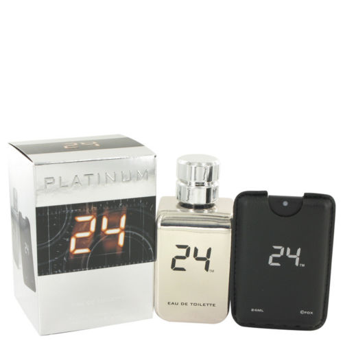 Fx6251 24 Platinum The Fragrance Eau De Toilette Spray Plus 0.8 Oz Mini Pocket Spray - 3.4 Oz