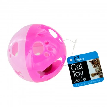 Kl18410 Cat Ball Toy With Bell - Large