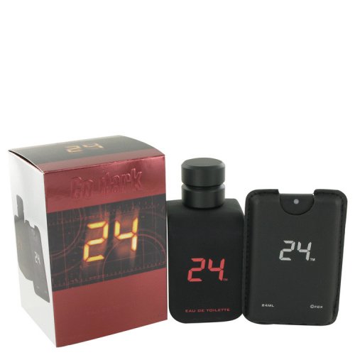 Fx6811 0.8 Oz 24 Go Dark The Fragrance Mens Eau De Toilette Spray Plus 3.4 Oz Mini Pocket Spray