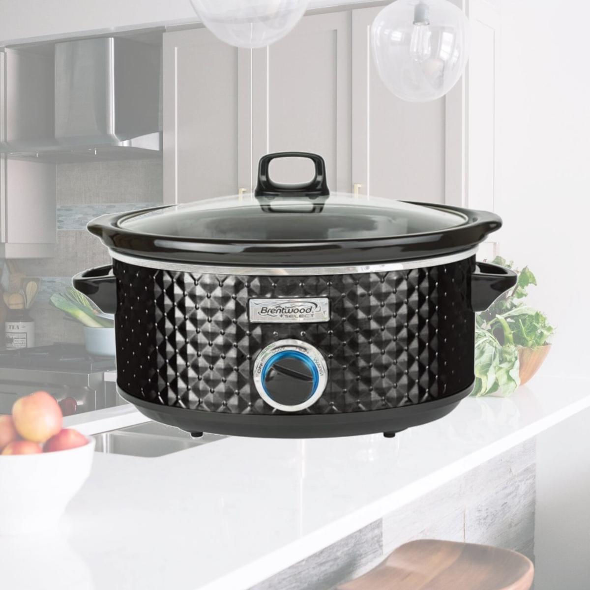 Picture of Brentwood Appliances RA50073 7 qt Slow Cooker - Black