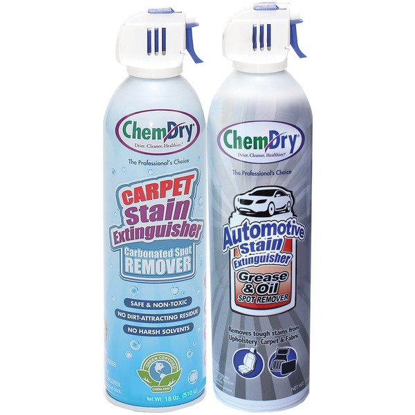 Chem-Dry RA50603 Carpet Stain Extinguisher & Automotive Grease & Oil Spot-Remover Pack Chem-Dry RA50603 Carpet Stain Extinguisher & Automotive Grease & Oil Spot-Remover Pack