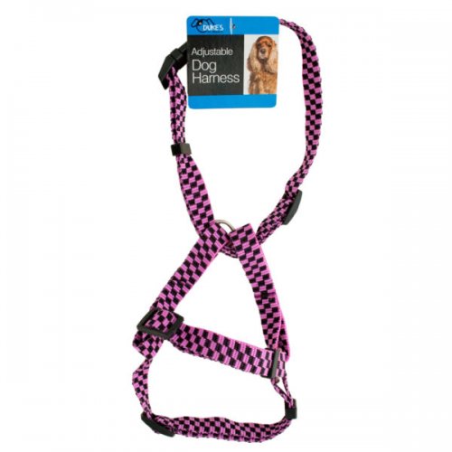 Kl21142 Fashion Pink Adjustable Nylon Dog Harness