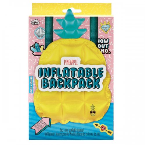 Kl21817 Inflatable Pineapple Backpack - 12 X 10 X 6.50 In.
