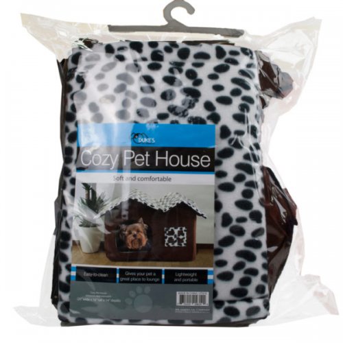 Kl21766 Luxury High End Double Pet House Dog Room, Brown