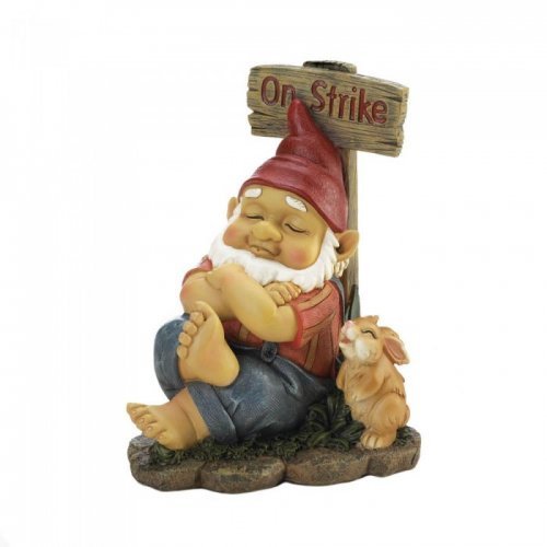 10018696 Garden Gnome On Strike