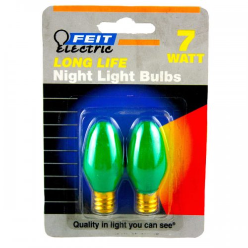 Kl21928 3.50 X 5 In. 7w Long Life Night Light Bulbs - Pack Of 2