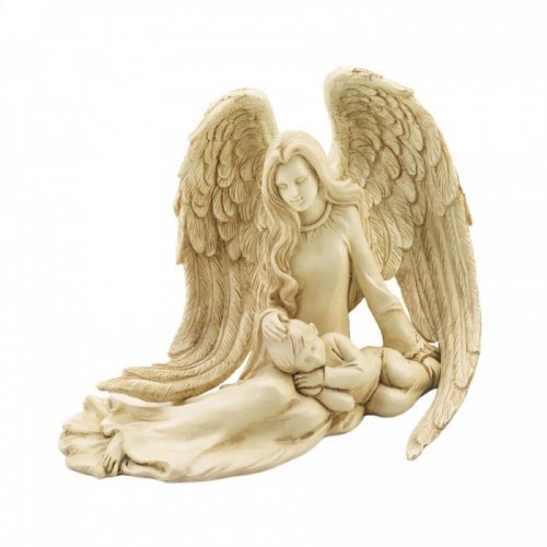 10018850 Angel & Child Figurine Statue