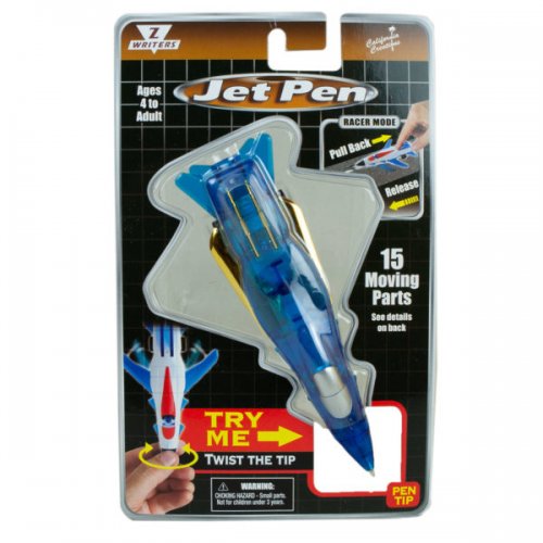 Kl23104 Blue Pull Back Jet Pen