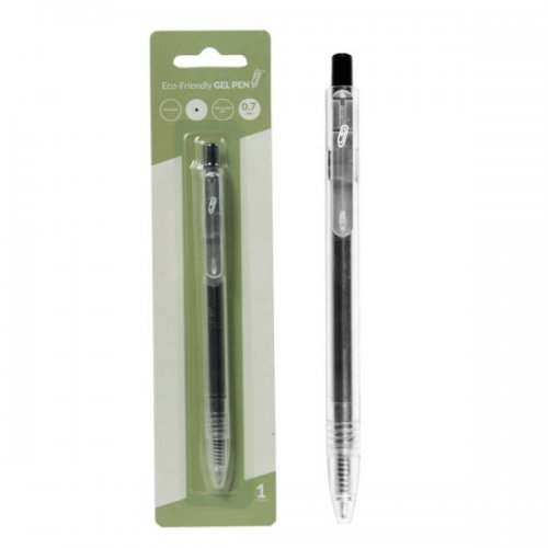 Kl23061 Eco Retractable Gel Pen, Black