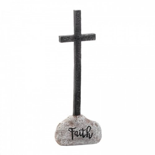 10018926 Faith Cross Statue