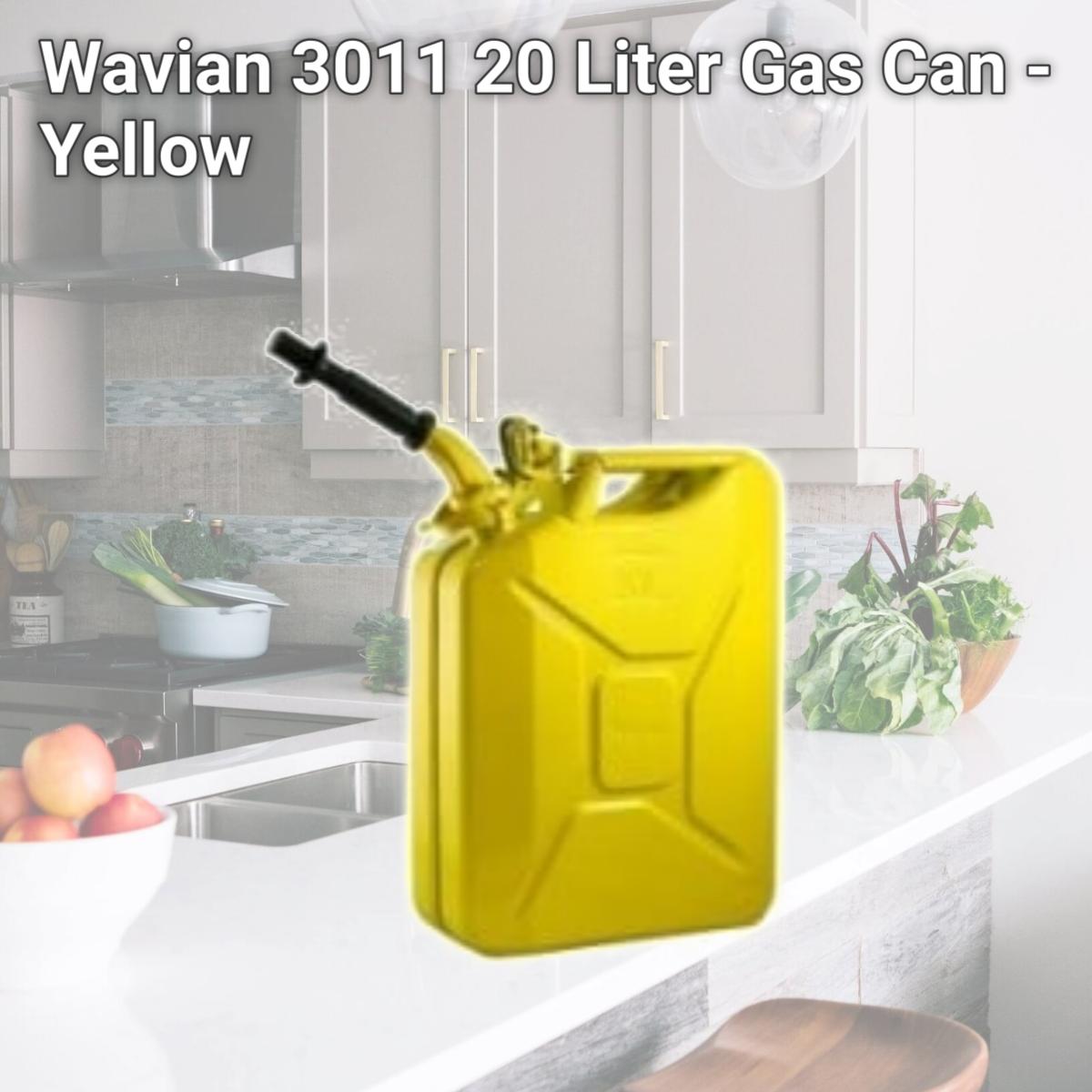 Picture of Wavian 3011 20 Liter Gas Can - Yellow