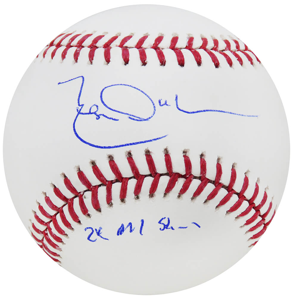 DURBSB101 Leon Durham Signed Rawlings Official MLB Baseball with 2x All Star Inscription