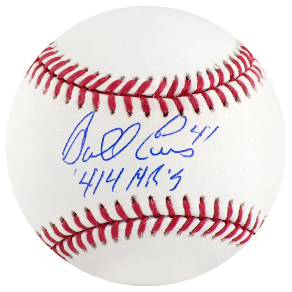 EVABSB100 Darrell Evans Signed Rawlings Official MLB Baseball with 414 HRs