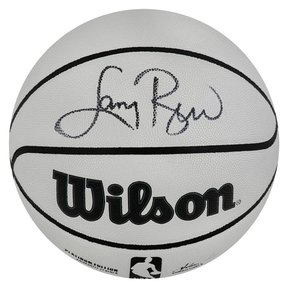 BIRBSK225 Larry Bird Signed Wilson Platinum NBA Basketball - Full Size