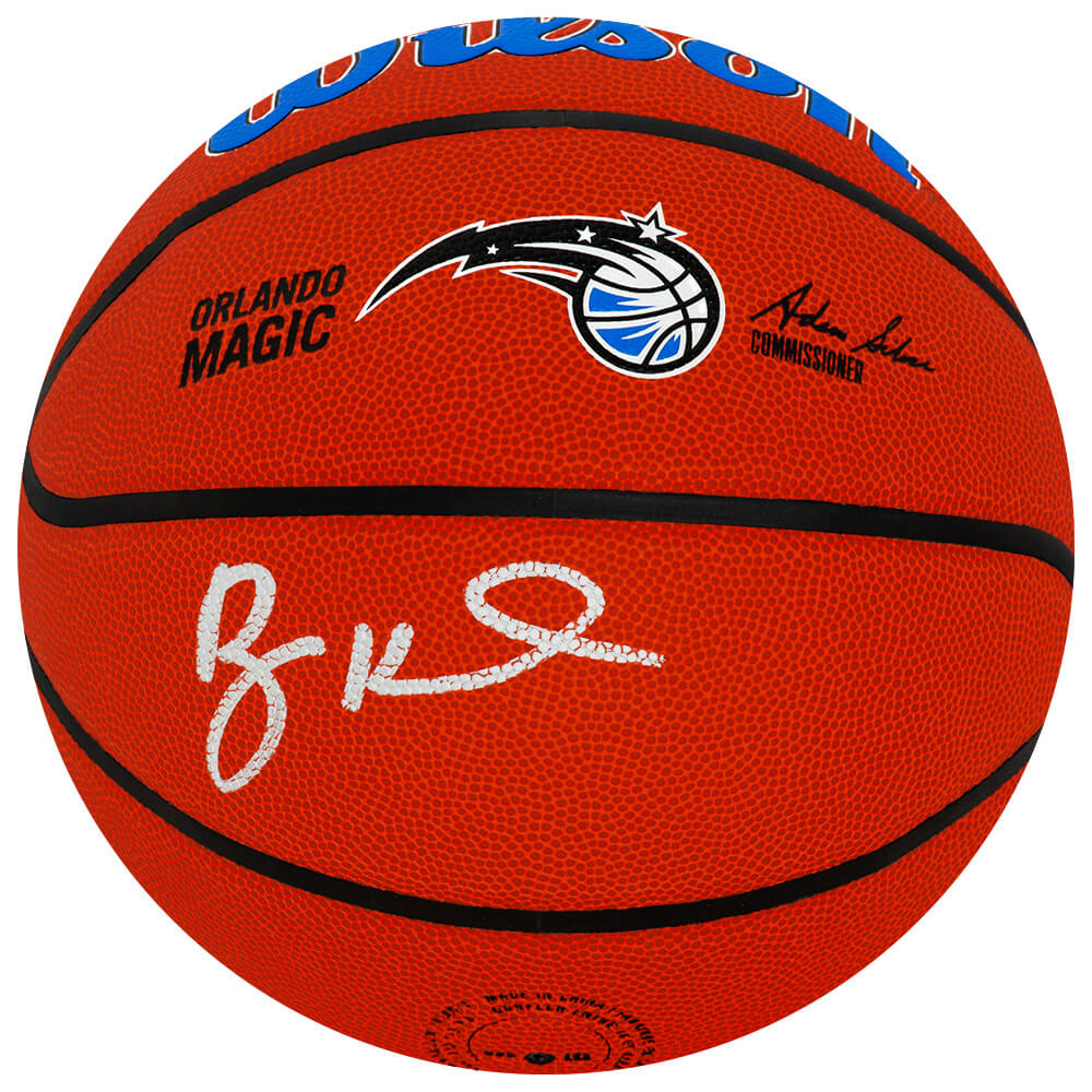 HARBSK210 Penny Hardaway Signed Orlando Magic Logo Wilson NBA Basketball