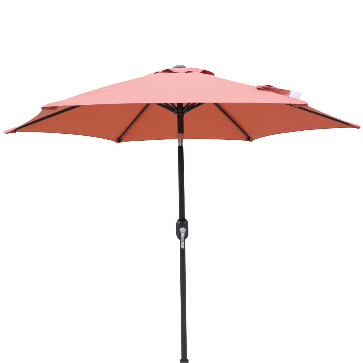Nu5447tc 7.5 Ft. Bistro Hexagonal Market Umbrella Olefin, Terra Cotta
