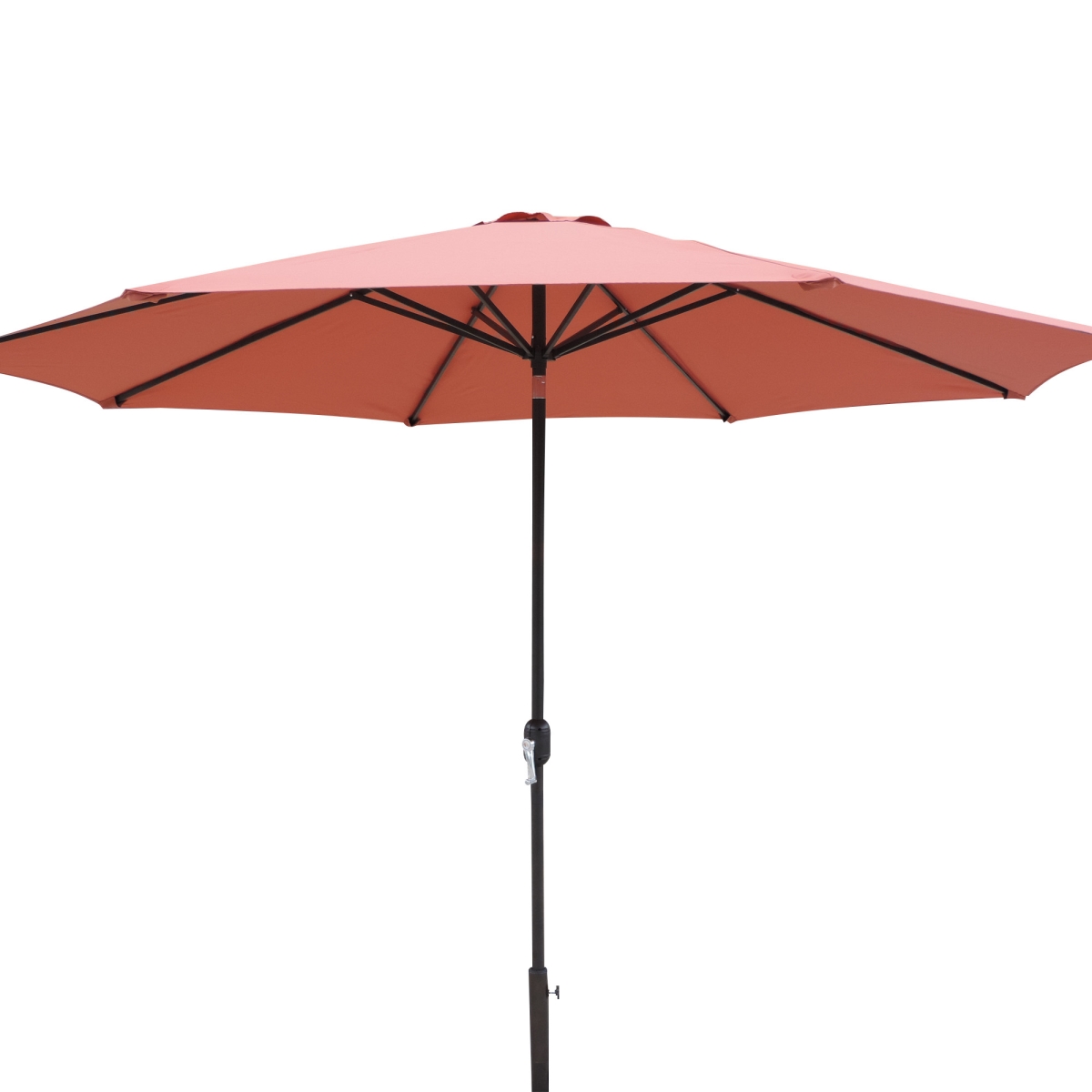 Nu5450tc 11 Ft. Calypso Octagonal Market Umbrella With Auto-tilt Olefin, Terra Cotta