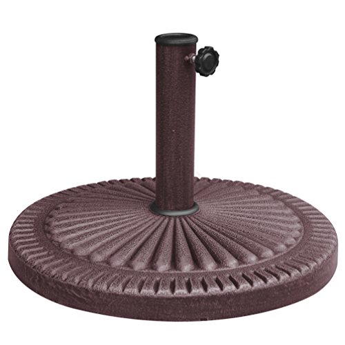 Nu5406 66 Lbs Weather Resistant Umbrella Base In Bronze Resin Finish